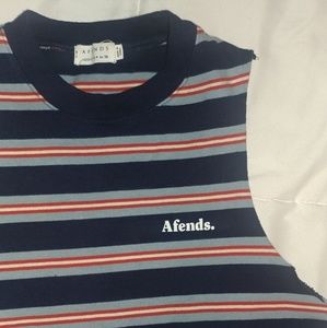 Afends stripped cropped tank
